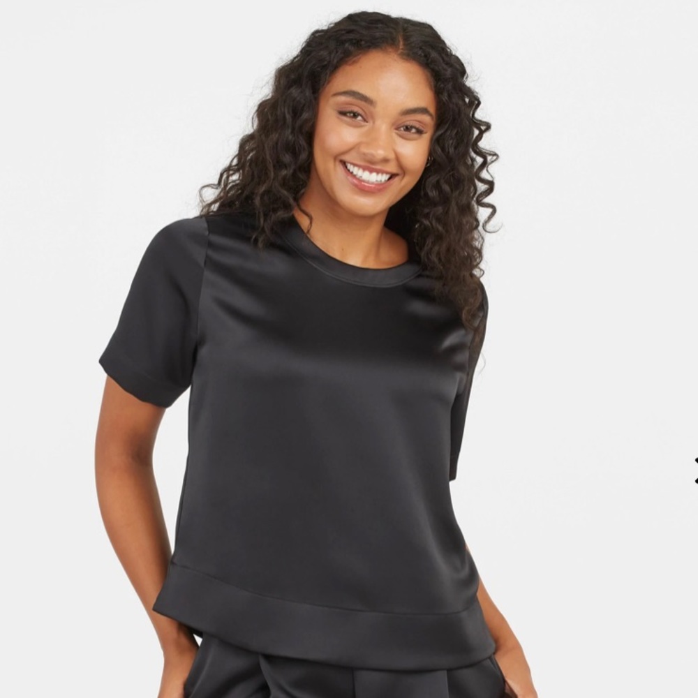 Spanx Satin Tee S